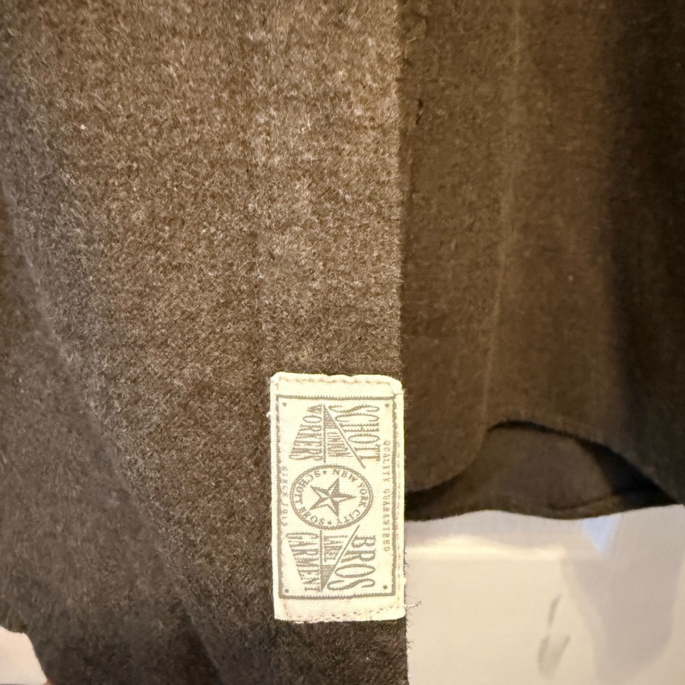 Schott Bros NYC Olive Flannel - Picture 2 of 8